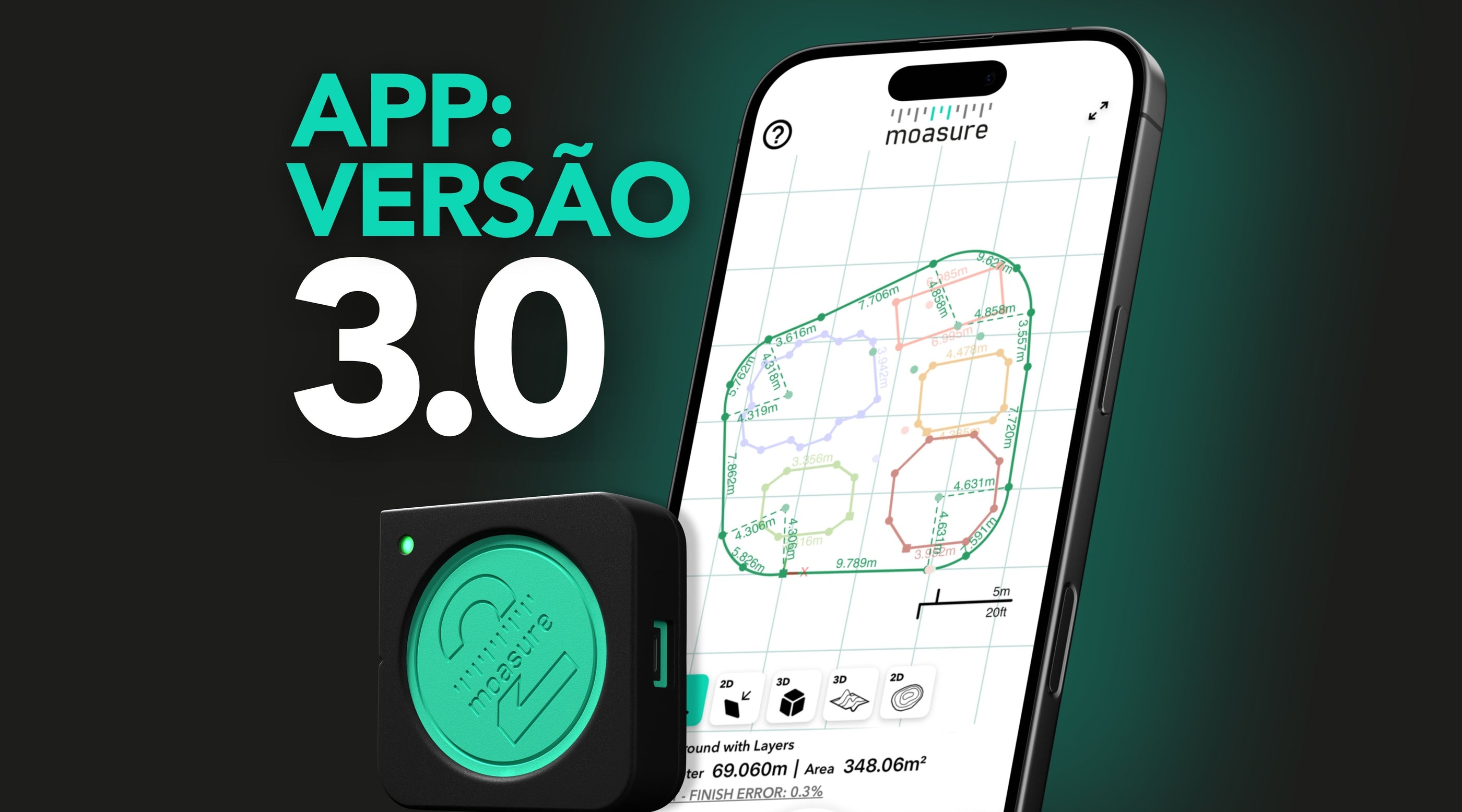 Atualização 3.0 da App Moasure: Novas funções para aumentar a sua produtividade